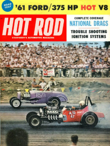 HOT ROD 1960 DEC - 375hp FORD, NHRA Nats, WIMPY's ROD*